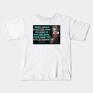 Beethoven Quotes Kids T-Shirt